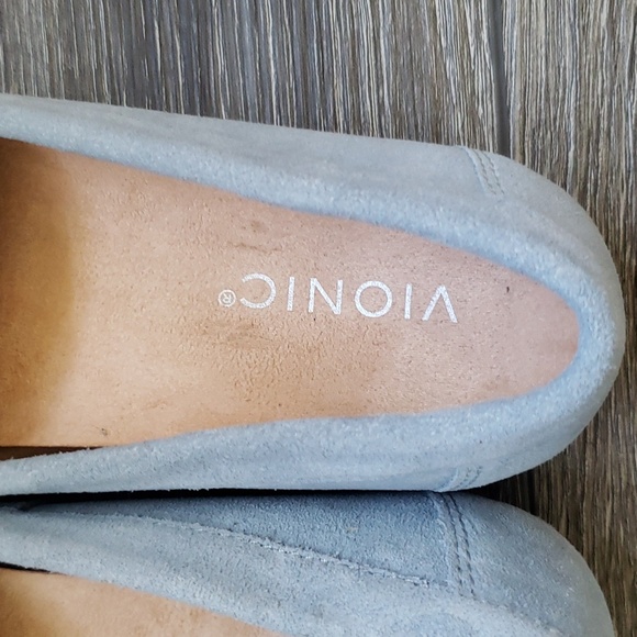 Blue suede Vionic Montara Shoe Sz 6.5 NWOT - Picture 5 of 7